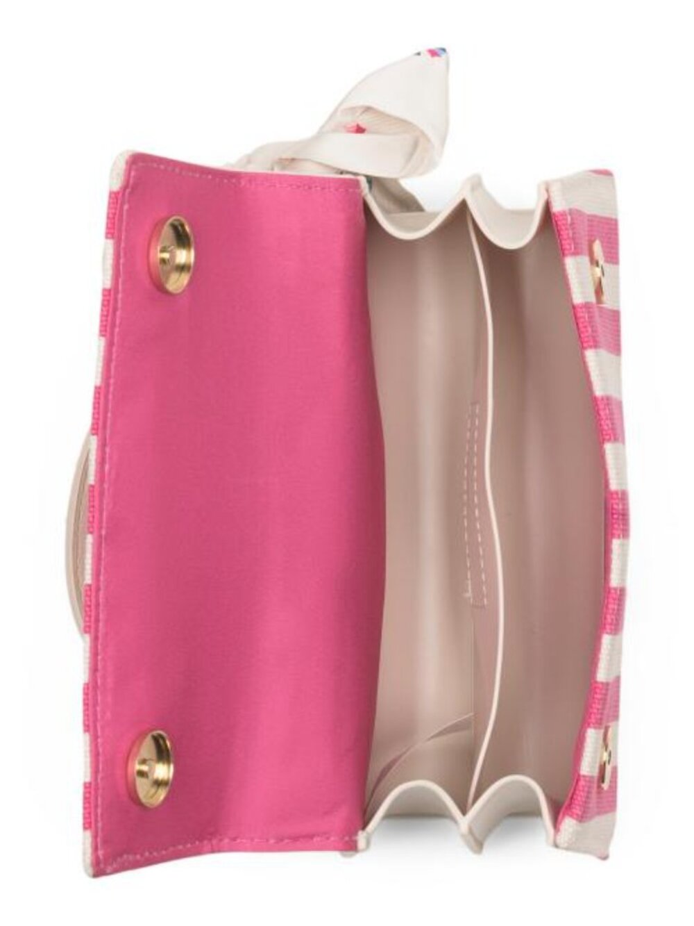 BETSEY JOHNSON Jules Striped Crossbody With Beach Ball Scarf - Picture 2 of 5